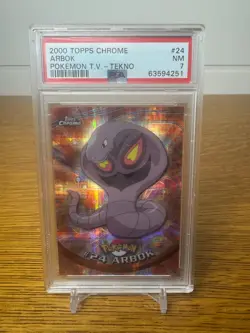 PSA 7 Near Mint Tekno Arbok (Topps Chrome Series 1) Holo Rare Pokemon Card - Image 1