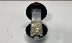 1999 Burger King Pokemon Pikachu 23K Gold-Plated Trading Card With Pokeball - Image 1