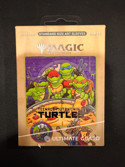 Magic: The Gathering: Teenage Mutant Ninja Turtles Art Sleeves - Pizza Box (100) - Image 1