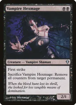 MTG Vampire Hexmage ** Zendikar ** English - Image 1