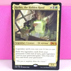 MTG Kethis, the Hidden Hand 211/280 Core Set 2020 M20 LP - Image 1