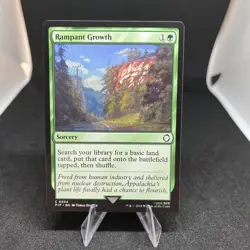 MTG Magic the Gathering - Rampant Growth - Fallout - PIP NM - Image 1