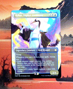 MTG Kykar, Zephyr Awakener (Borderless) Regular FDN 348 NM R - Image 1