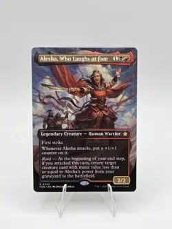 Alesha, Who Laughs at Fate (Borderless) Foundations Regular Near Mint - Image 1
