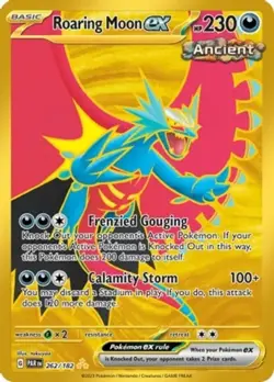 1x Roaring Moon ex - 262/182 - Hyper Rare NM-Mint Pokemon SV04 - Paradox Rift - Image 1