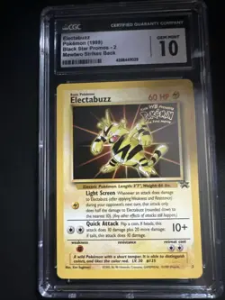 Electabuzz Pokemon Black Star Promo #2 Mewtwo Strikes Back - Image 2