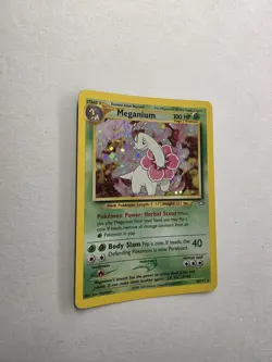 Pokemon TCG Meganium Neo Genesis Holo Rare Card 10/111. - Image 4