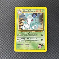 Pokemon Card Gym Challenge Giovanni's Nidorina 44/132 WOTC Rare - Image 1