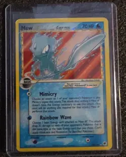 Pokemon Mew Gold Star Holo Delta Species Dragon Frontiers 101/101 Lightly Played - Image 1