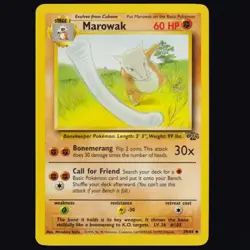 Marowak 39/64 Jungle Vintage WOTC Uncommon Pokemon TCG NM - Image 1
