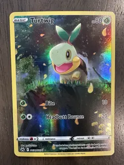 Turtwig GG31/GG70 Crown Zenith Gallery Holo NM Pokemon Card - Image 1
