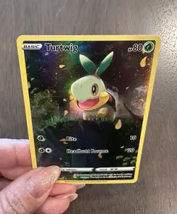 Turtwig GG31/GG70 Crown Zenith Gallery Holo NM Pokemon Card - Image 2