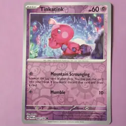 Pokemon TCG Tinkatink Holo Secret Rare Full Art Paldea Evolved Card 216/193 - Image 2
