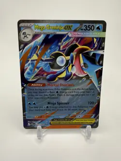 Mega Greninja ex 22/86 Double Rare Pokemon Chaos Rising ME04 NM - Image 1