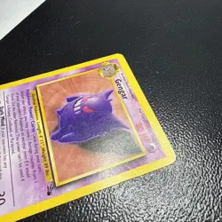 Gengar 20/62 Fossil Pokemon Card TCG Non-Holo Rare 1999 MP - Image 4