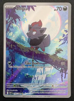 Pokemon: SV White Flare Zorua 142/086 Illustration Rare - NM - Image 1
