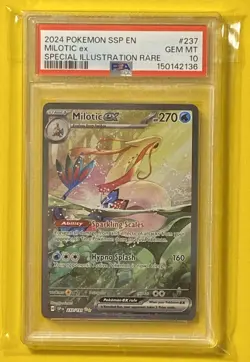 Pokemon Milotic ex 237/191 Sv08: Surging Sparks Holo Graded PSA 10 - Image 1