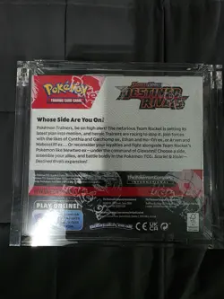 Pokemon Destined Rivals Booster Box - Sealed Stackable Acrylic Case Included - Image 3