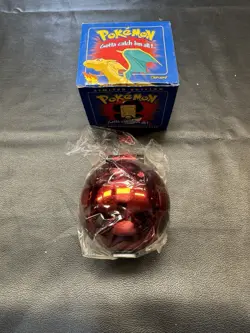 Burger King Pokemon Gold Plated Card Charizard Sealed in Original Pokeball & Box - Image 1