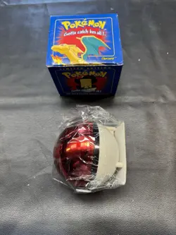 Burger King Pokemon Gold Plated Card Charizard Sealed in Original Pokeball & Box - Image 2
