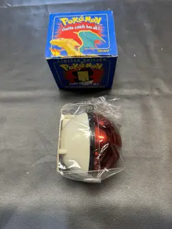 Burger King Pokemon Gold Plated Card Charizard Sealed in Original Pokeball & Box - Image 3