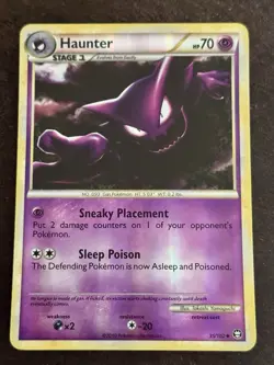 Pokemon Haunter 35/102 Reverse Holo Triumphant LP/NM - Image 1