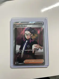 Pokemon Boss's Orders [Corbeau] 256/217 Ultra Rare Trainer Full Art Holo - Image 1