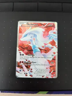 Pokemon Reshiram Full Art RC22/RC25 Legendary Treasures Radiant Collection - Image 1
