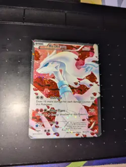 Pokemon Reshiram Full Art RC22/RC25 Legendary Treasures Radiant Collection - Image 2