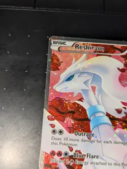Pokemon Reshiram Full Art RC22/RC25 Legendary Treasures Radiant Collection - Image 3