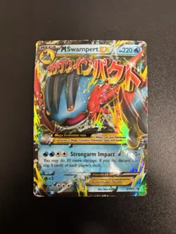 Pokemon TCG M Swampert EX XY87 - Black Star Promo - HP - Image 1