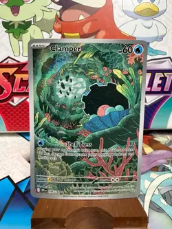 Clamperl 195/182 Illustration Rare - Destined Rivals - Pokemon TCG - SHIPS FAST - Image 1