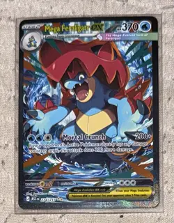 Pokemon Mega Feraligatr EX #274/217 Ascended Heroes Special Illustration Rare NM - Image 1
