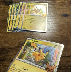 Pokemon TCG 1x Pikachu 018/091 Cosmos HOLO POKEMON Halloween 2024 NM - Image 1