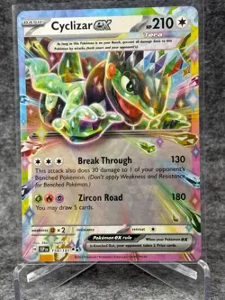 Pokemon TCG Cyclizar EX 159/191 Surging Sparks Double Rare - Image 1