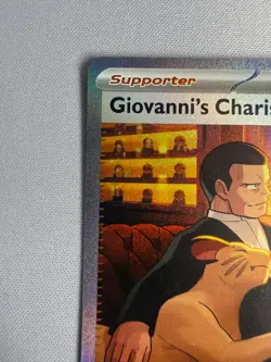 Pokemon TCG Giovanni's Charisma Giovanni Holo - Image 3