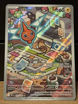 Rotom 197/182 Illustration Rare Gold Star Destined Rivals Pokemon 2025 - Image 1