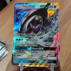 Pokemon Tapu Fini GX Ultra Rare Full Art Holo 39/147 Burning Shadows - Image 1