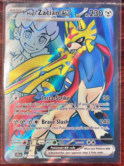 Pokemon Hop's Zacian ex 176 JTG EN Journey Together Special Illustr. Ultra Rare - Image 1
