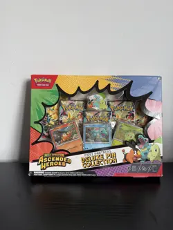 Pokemon TCG: Ascended Heroes First Partners Deluxe Pin Collection - New & Sealed - Image 1