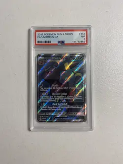 Pokemon Umbreon GX (Full Art) 142/149 SM Base Set Holo PSA 7 NM - Image 1