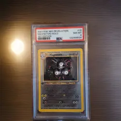 Pokemon Neo Revelation Magneton 10/64 PSA 8 - Image 1
