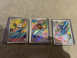 Pokemon First Partner Illustration Collection and 2X Stickers | Gen 7 Starters | - Image 2
