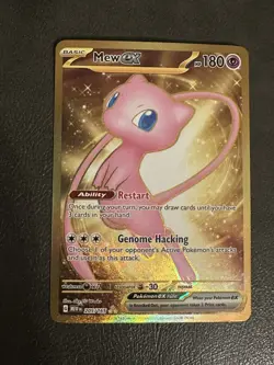 Pokemon TCG Mew EX 205/165 Scarlet & Violet Holo Hyper Rare - Image 1
