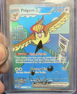 Pokemon TCG Pidgeot ex 225/197 Obsidian Flames Rare Holo 280 HP EX - Image 1