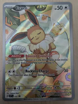 Eevee 173 Black Star Promo Pokemon Prismatic Evolutions NOT Sealed - Image 1
