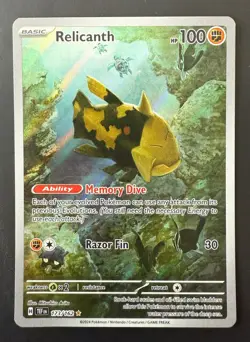 Relicanth - 173/162 - Temporal Forces - Illustration Rare - Pokemon TCG - NM - Image 1