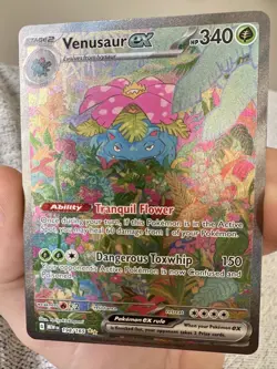 Pokemon Venusaur ex 198/165 SV 151 Special Illustration Rare SIR Near Mint Fresh - Image 4