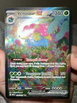 Pokemon Venusaur ex 198/165 SV 151 Special Illustration Rare SIR Near Mint Fresh - Image 5