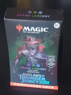 Outlaws of Thunder Junction: Commander Deck - Grand Larceny MTG Brand New Sealed - Image 1